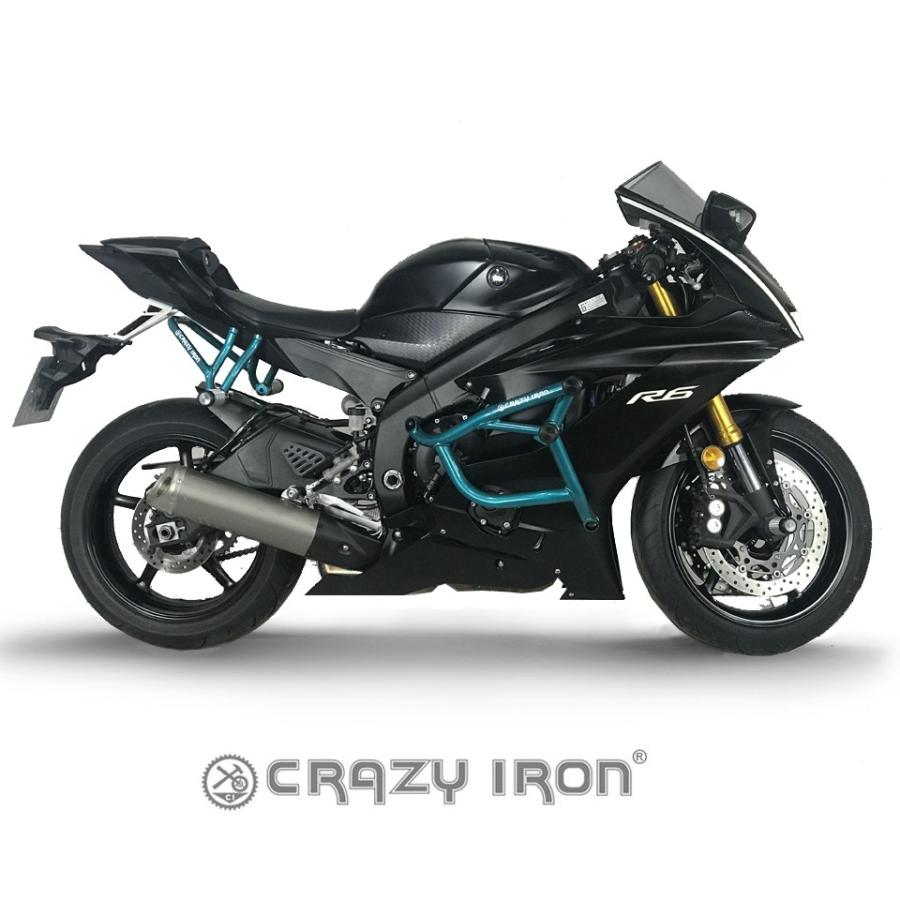 YZF-R6 2017-2020 エンジンガード スタントケージ クラッシュバー スライダー ヤマハ engine guard CRAZY IRON  [輸入代行/メーカー直送]