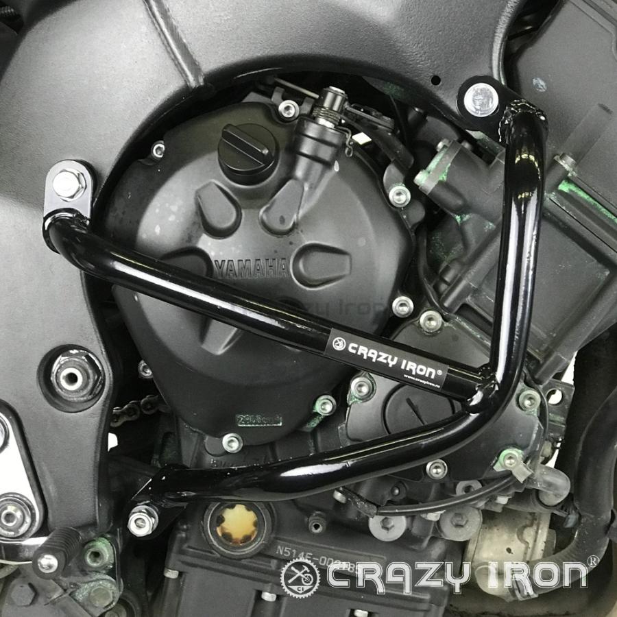 FZ1 FZ8 2006- エンジンガード スタントケージ クラッシュバー ヤマハ engine guard CRAZY IRON [輸入代行/メーカー直送]｜bezipang｜02