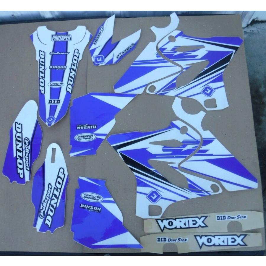 ヤマハ YZ125 YZ250 2015-2021 グラフィック デカール ステッカー FLU DESIGNS PTS5 TEAM