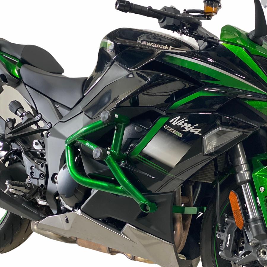 エンジンガード Z1000SX NINJA 1000 2020- クラッシュバー カワサキ engine guard CRAZY IRON [輸入代行/メーカー直送]｜bezipang｜02