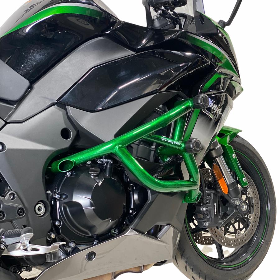 エンジンガード Z1000SX NINJA 1000 2020- クラッシュバー カワサキ engine guard CRAZY IRON [輸入代行/メーカー直送]｜bezipang｜03