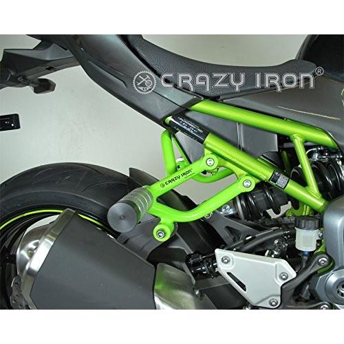 Z900【2017〜2021】エンジンガード「crazy iron」 エンジンガード Z900 2017-2019 クラッシュバー スライダー