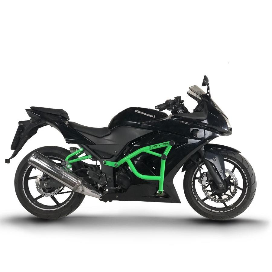 カワサキ　ニンジャ250R ジムカーナ　ストリートファイター　カスタム　値下げ カワサキ NINJA 250R ニンジャ 2008-2012 エンジンガード スタント
