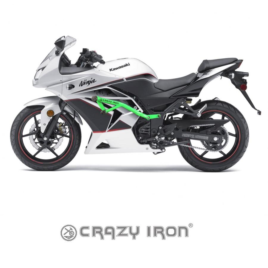 カワサキ　ニンジャ250R ジムカーナ　ストリートファイター　カスタム　値下げ カワサキ NINJA ニンジャ 250R 2008-2012 クラッシュバー エンジン