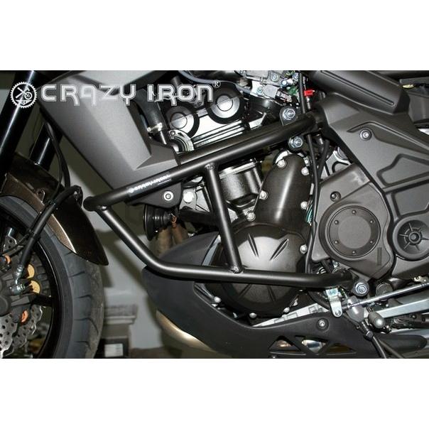 VERSYS ヴェルシス KLE650 KLE650R 2006-2014 クラッシュバー エンジンガード カワサキ CRAZY IRON [輸入代行/メーカー直送] | 