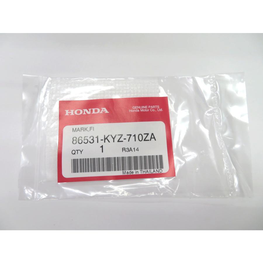 ホンダ 純正 PGM-FI マーク ロゴ 3D ステッカー 86531-KYZ-710ZA : B&E
