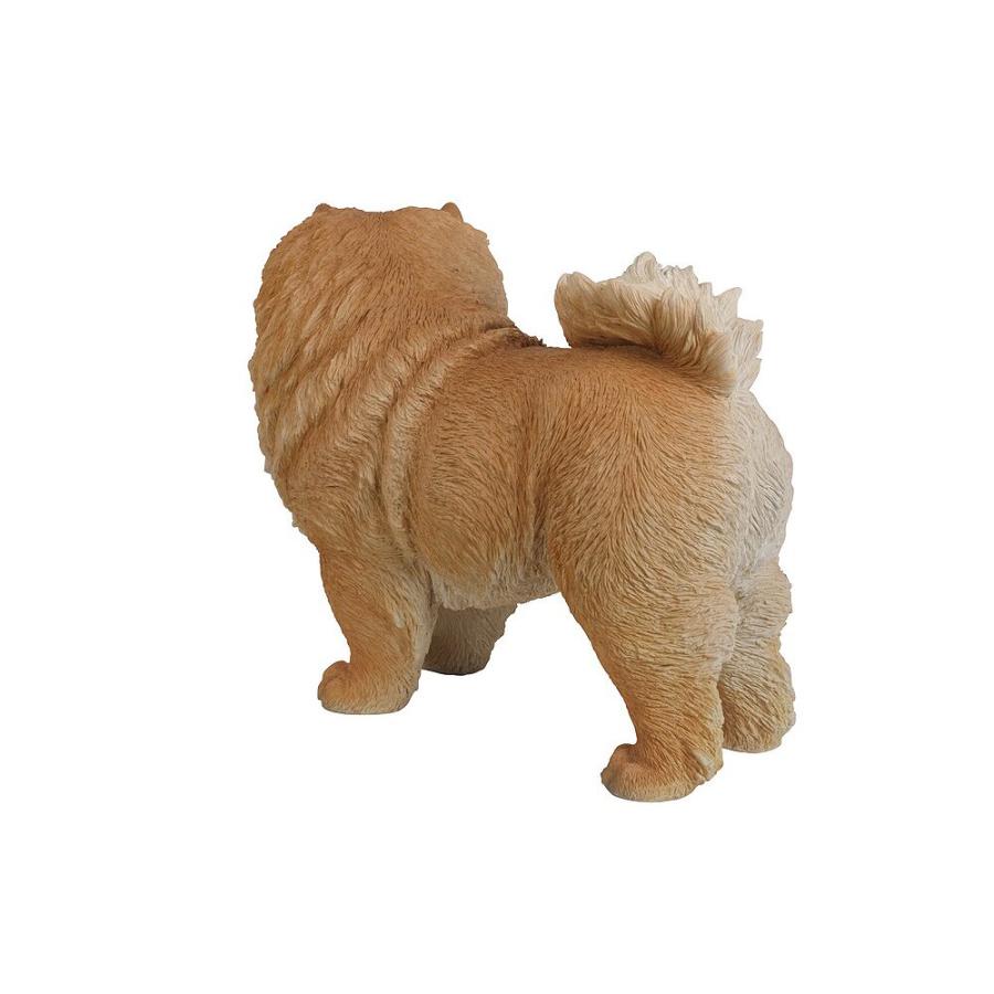 本物そっくり チャウチャウ 全長55cm 置物 犬 動物 室内 インテリア 