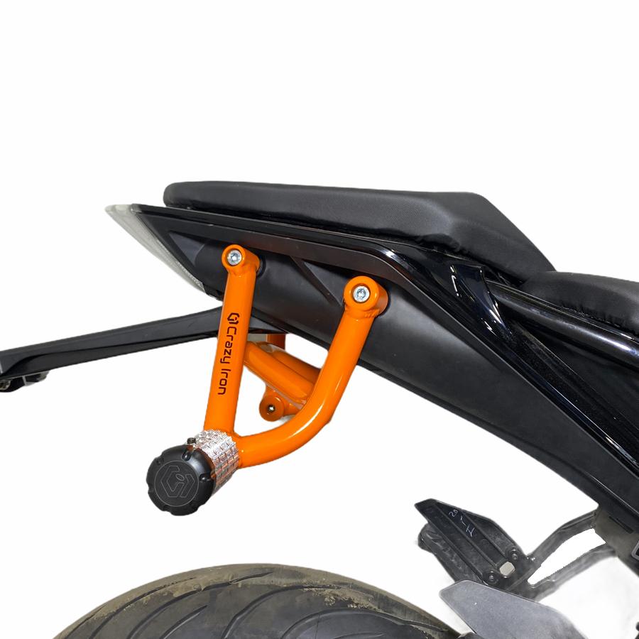 KTM DUKE 250 390 2021- リア スタントケージ ガード CRAZY IRON [輸入