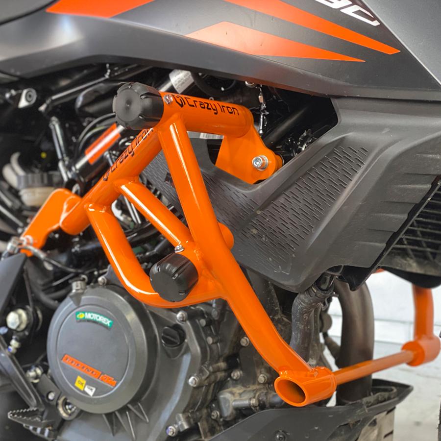 KTM 250/390DUKE エンジンガード クラッシュバー オレンジ 新品 | www 