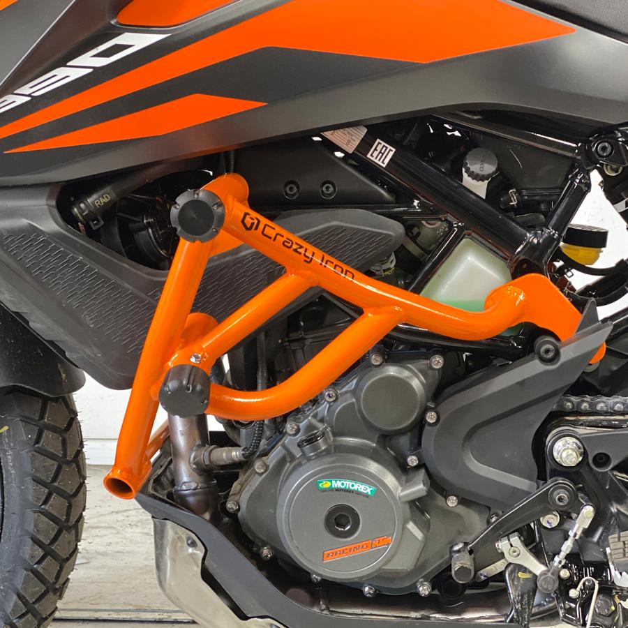KTM 250 390 ADVENTURE アドベンチャー クラッシュバー エンジンガード スライダー CRAZY IRON [輸入代行/メーカー直送] |  | 02