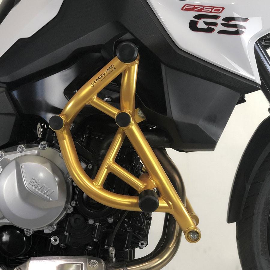 エンジンガード F750GS F850GS 2017- クラッシュバー スライダー BMW engine guard CRAZY IRON [輸入代行/メーカー直送]｜bezipang