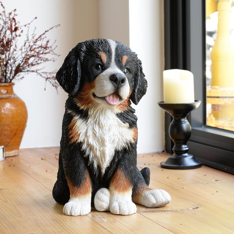 アウトレット バーニーズマウンテンドッグ 子犬 オブジェ 犬置物