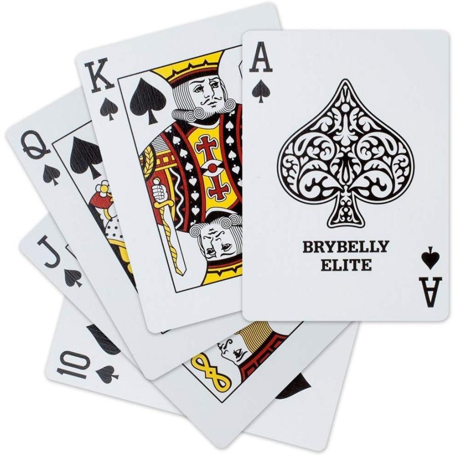 アメリカのカジノ用品メーカーbrybelly Elite 公式 ワイドサイズ ポーカートランプ ブラック 黒 カジノグレード Brybellyetblack B E Zipang 通販 Yahoo ショッピング