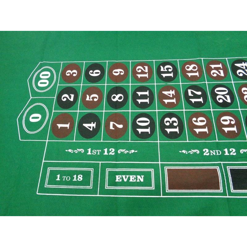 Brybelly リバーシブル ルーレット ブラックジャック フェルトマット 90ｘ180cm |  | 02