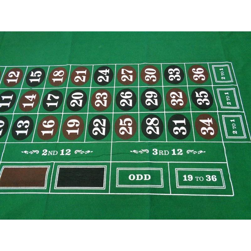 Brybelly リバーシブル ルーレット ブラックジャック フェルトマット 90ｘ180cm |  | 03