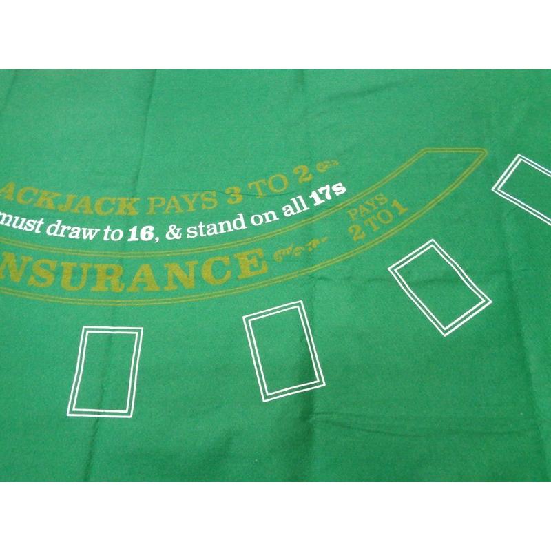 Brybelly ブラックジャック テキサス・ホールデム・ポーカー フェルトマット 91ｘ182cm |  | 03