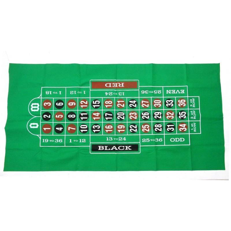 Brybelly クラップス・ルーレット リバーシブル フェルトマット 90ｘ180cm 本格カジノグッズ |  | 01