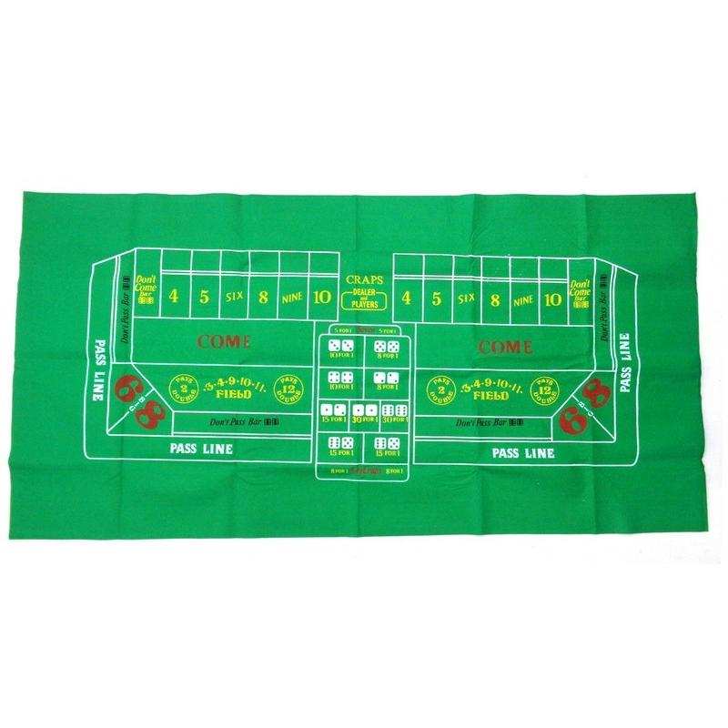 Brybelly クラップス・ルーレット リバーシブル フェルトマット 90ｘ180cm 本格カジノグッズ |  | 04