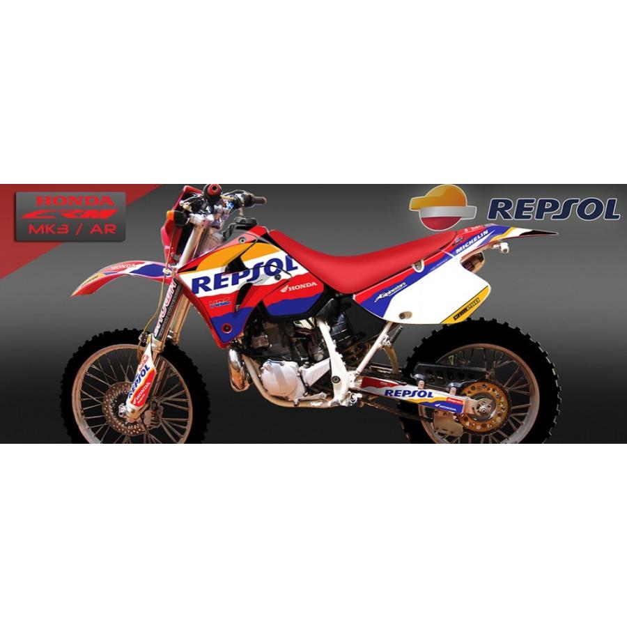 ホンダ CRM250 MK3 AR Repsol カスタム グラフィック ステッカー 