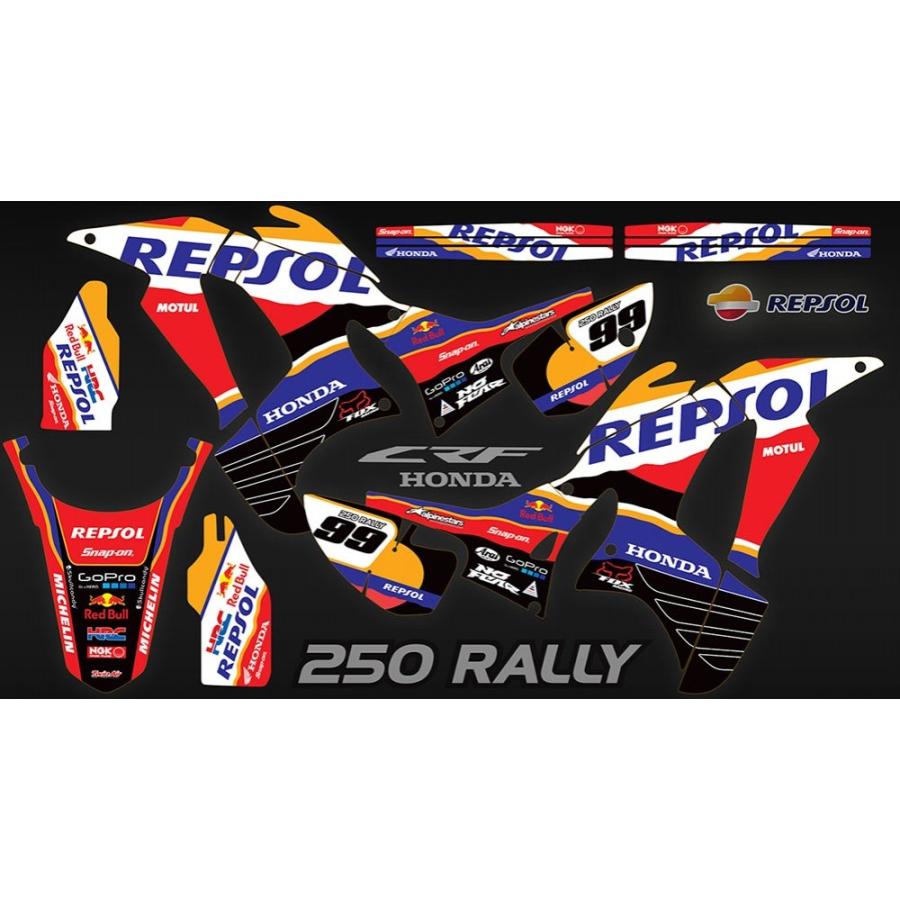 ホンダ CRF250 Rally Repsol カスタム グラフィック ステッカー