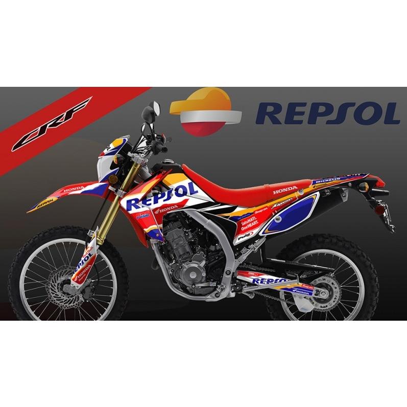 ãã³ã CRF250L CRF250M REPSOL ã«ã¹ã¿ã ã°ã©ãã£ã㯠ã¹ããã«ã¼ ãã«ã¼ã« ããã :ddcrf250l:B&E ZIPANG - é販 - Yahoo!ã·ã§ããã³ã°