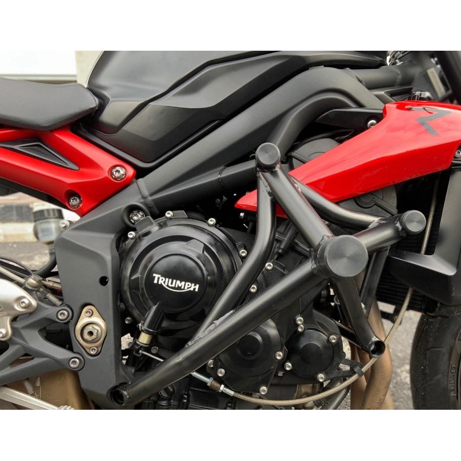 トライアンフ Triump ストリートトリプル675 street triple クラッシュ