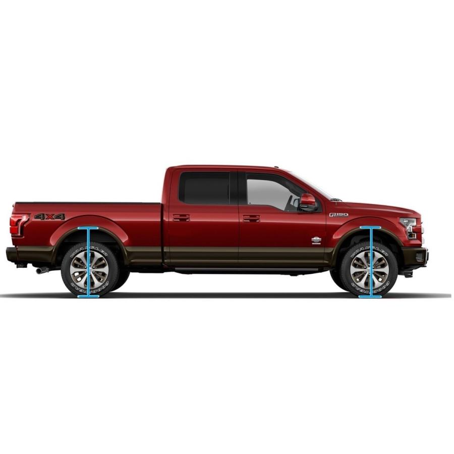 Tacoma タコマ 2WD/4WD 1995-2004 6ラグ フロントスペーサー リア