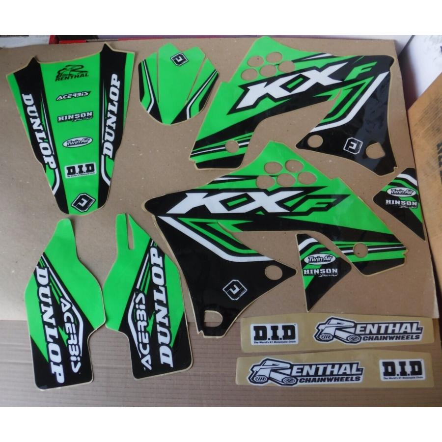 カワサキ KX250F 2009-2011 グラフィック デカール ステッカー FLU