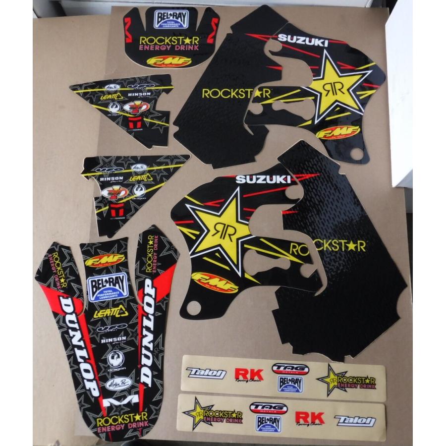 スズキ RM125 RM250 1996-1998 グラフィック ステッカー デカール TEAM