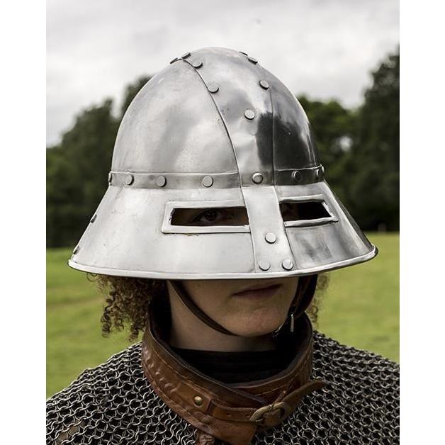 中世 19ゲージスチール製 ガードマンヘルム ポリッシュ仕上げ 着用可 兜 西洋 鎧 甲冑 ヨーロッパ Ea0105 B E Zipang 通販 Yahoo ショッピング