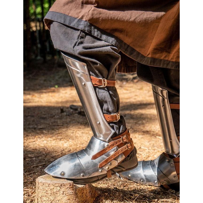中世 スチールサバトン ポリッシュ仕上げ 各種サイズ 西洋 鎧 甲冑 ヨーロッパ アーマー 靴 シューズ Ep 1146 B E Zipang 通販 Yahoo ショッピング