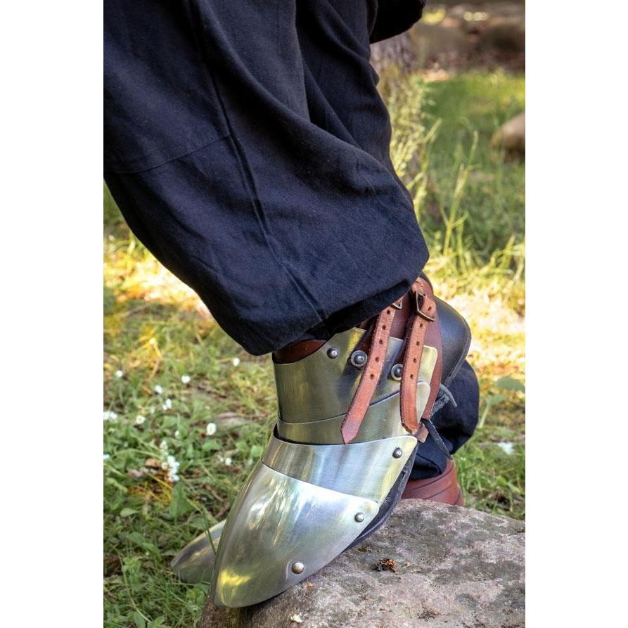 中世 スチールサバトン ポリッシュ仕上げ 各種サイズ 西洋 鎧 甲冑 ヨーロッパ アーマー 靴 シューズ Ep 1146 B E Zipang 通販 Yahoo ショッピング