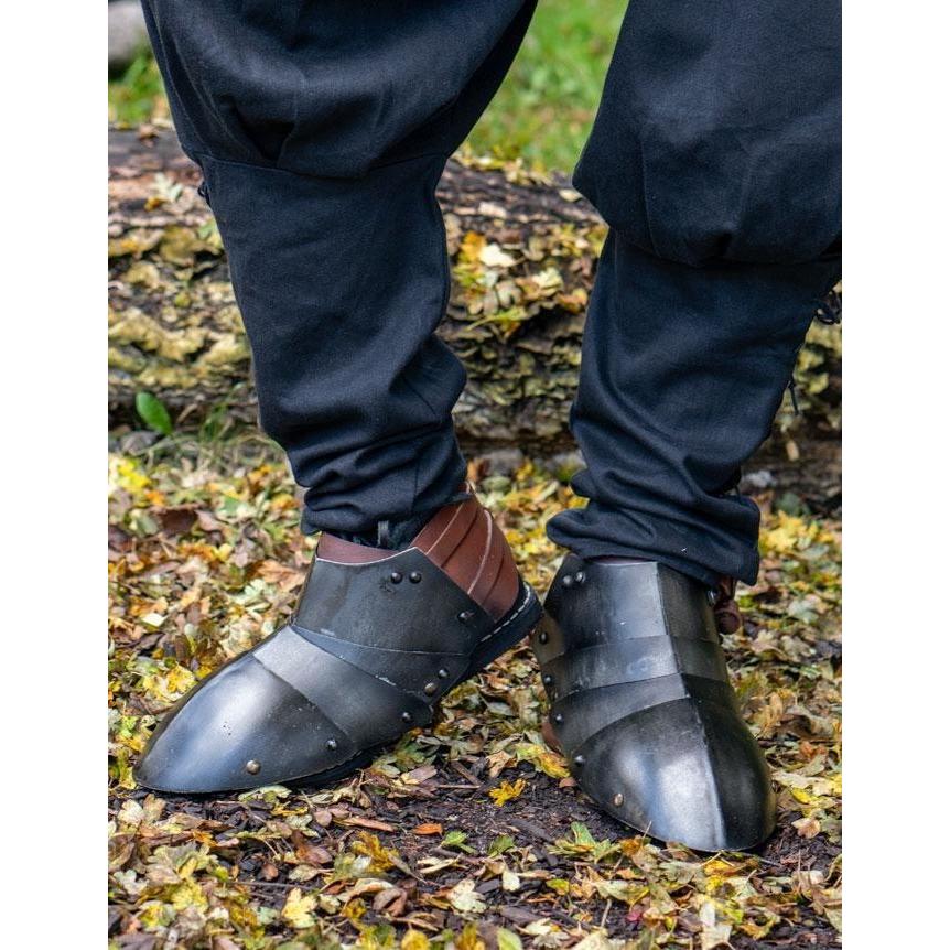 中世 スチールサバトン ダークスチール仕上げ 各種サイズ 西洋 鎧 甲冑 ヨーロッパ アーマー 靴 シューズ Ep 1256 B E Zipang 通販 Yahoo ショッピング