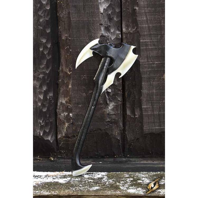 【タイムセール！】 小道具 武器 ヨーロッパ 西洋 中世 コスプレ ラテックス製 ダークエルフアックス 鈍器 アクス 斧 小道具