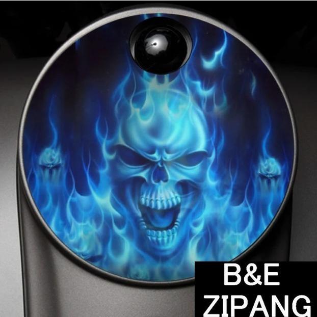 フューエルドア カスタム Flame Skull ハーレーダビッドソン 1992-2022 ウルトラ ストリートグライド ロードグライド エレクトラ CVO トライグライド