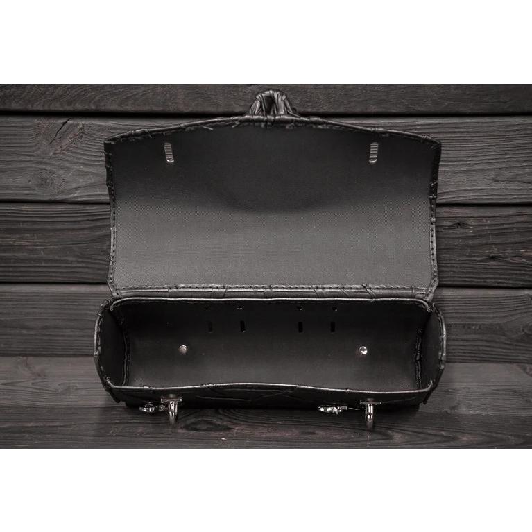 や*ー様 Harley-Davidson 黒 レザー ドラムバッグ reright-store_usdm-4454-1801