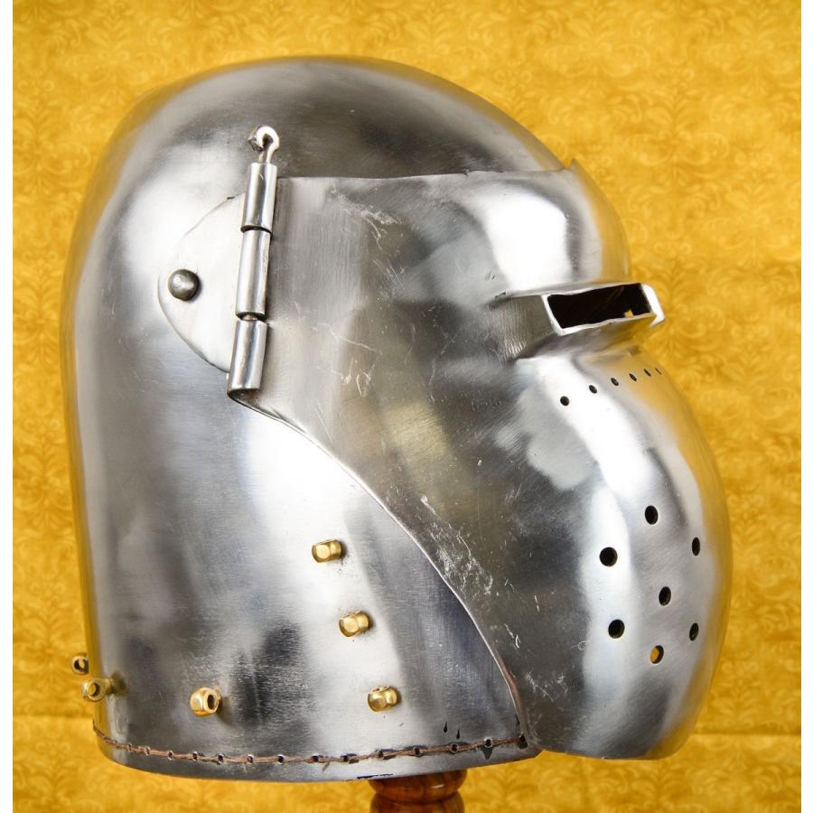 中世 14ゲージスチール製 グレート バシネットヘルム 着用可 兜 西洋 鎧 甲冑 ヨーロッパ Ka Ab2971 B E Zipang 通販 Yahoo ショッピング