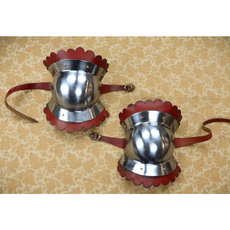 中世 18ゲージスチール製 ニーアーマー ポレイン 膝あて 兜 西洋 鎧 甲冑 ヨーロッパ アーマー 籠手 Ka Ah6025 B E Zipang 通販 Yahoo ショッピング