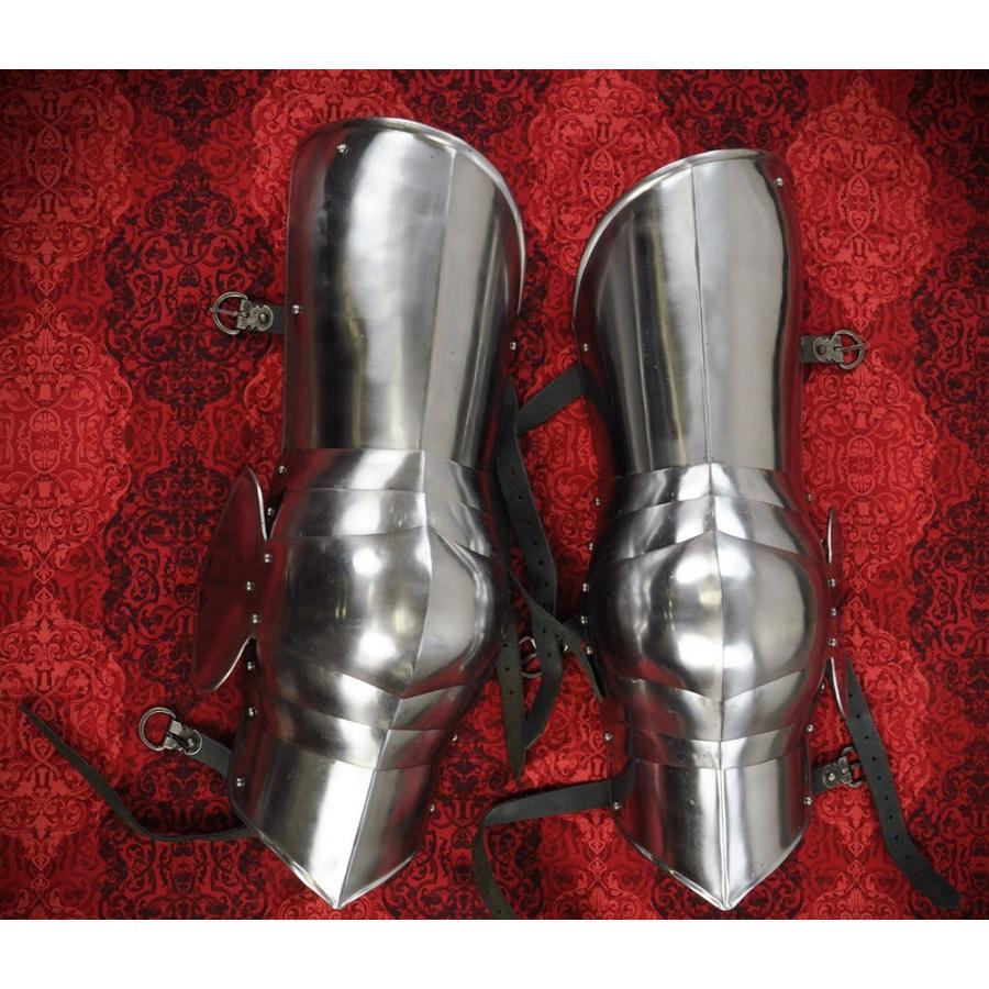 中世 18ゲージスチール製 アベンジャー レッグ アンド ニーアーマー 兜 西洋 鎧 甲冑 ヨーロッパ アーマー 籠手 Morenotafurt Com