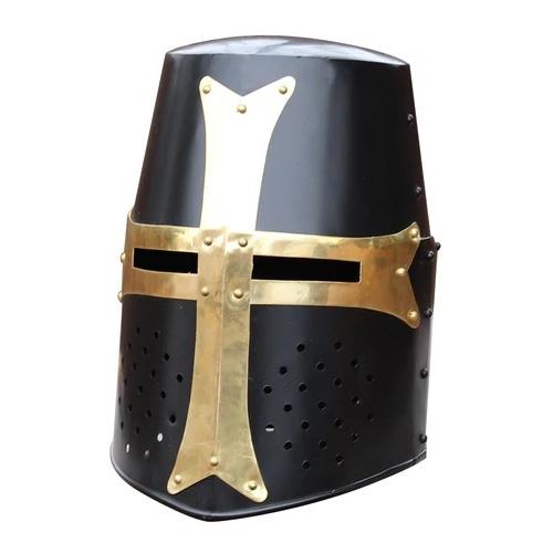 中世 ゲージスチール製 グレートヘルム ブラック レザーライナー付き 着用可 兜 西洋 鎧 甲冑 ヨーロッパ 十字軍 コスプレ 騎士 ナイト 黒騎士 Ks 1f3 In2286bk B E Zipang 通販 Yahoo ショッピング