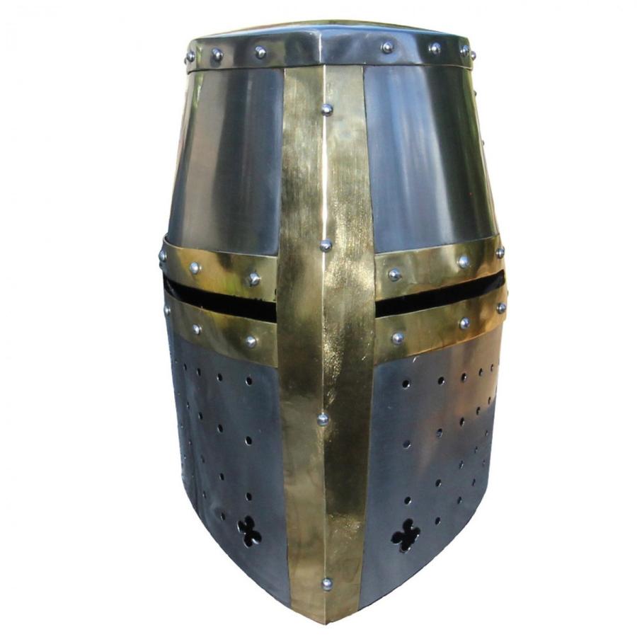 中世 18ゲージスチール製 テンプルナイト グレートヘルム 着用可 兜 西洋 鎧 甲冑 ヨーロッパ 十字軍 Ks 5h3 In2233 B E Zipang 通販 Yahoo ショッピング