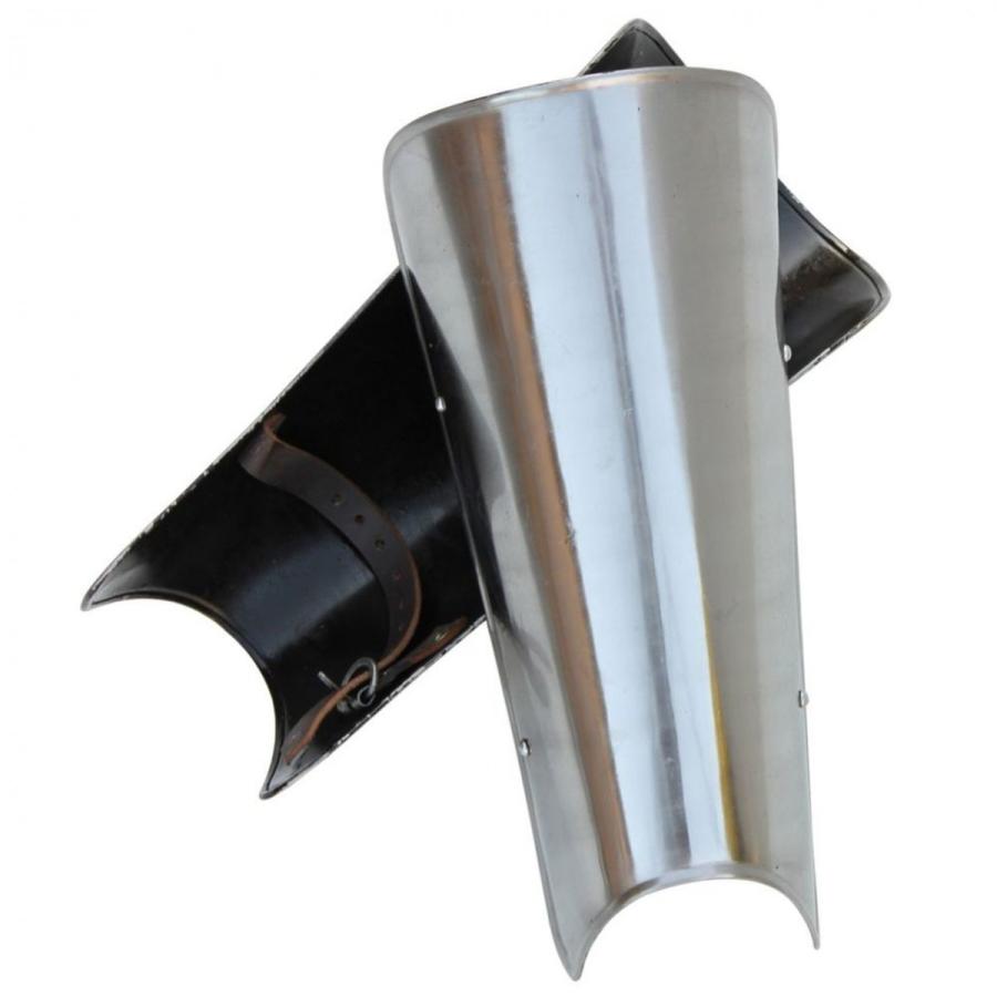 中世 20ゲージスチール製 ルネッサンス メレー グリーブ 兜 西洋 鎧 甲冑 ヨーロッパ アーマー 籠手 脛当て 