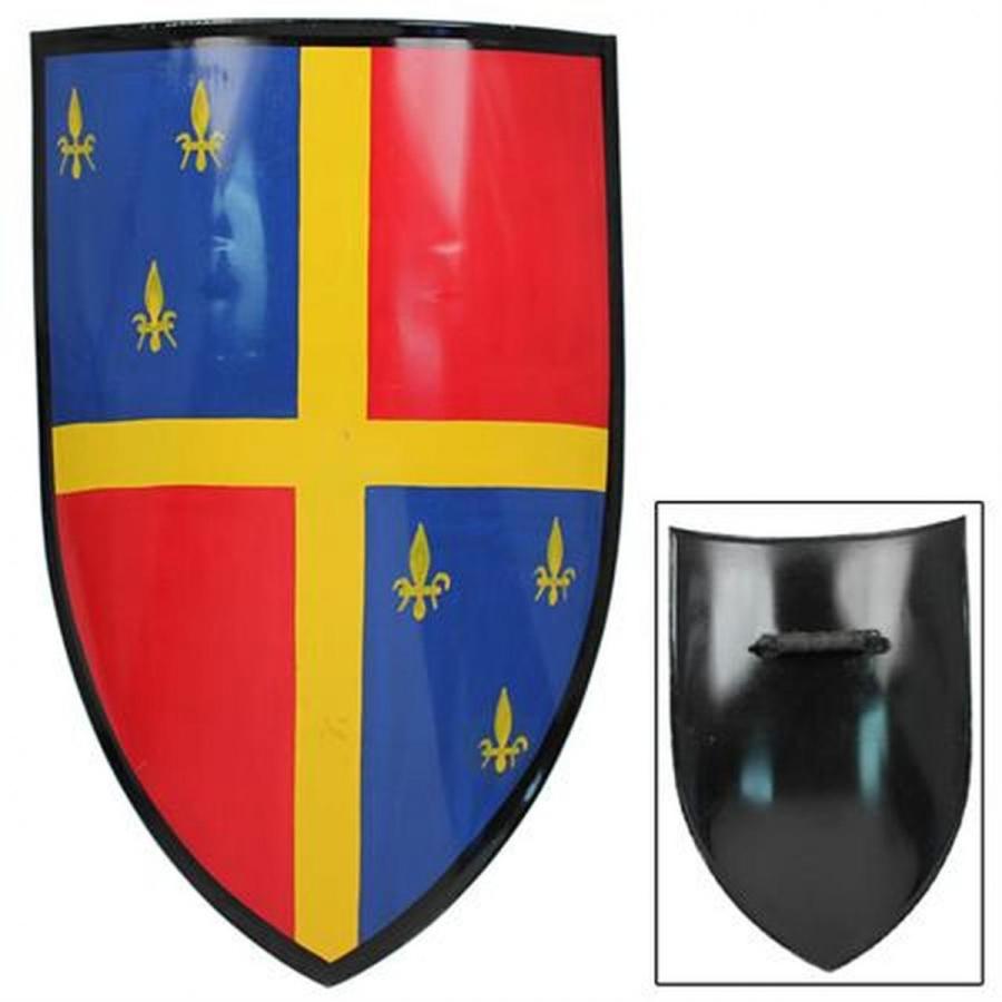 ナイト 18ゲージスチール製 ヨーロッパ 西洋 鎧 鎧 クルセイダー 甲冑 中世 兜 ヒーターシールド 甲冑 盾 Zipang ヨーロッパ アーマー Ks In2112 B E