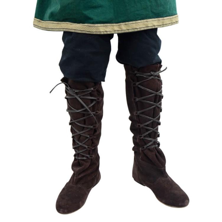 最安値特価商品 の中世スエードレザーブーツハードレザーソール 安心のメーカー直販 の