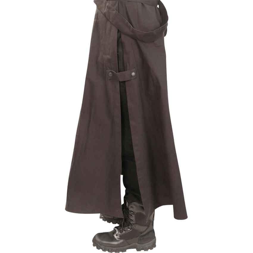 ブラックダスターコート 黒 コットンデニム製 各種サイズ