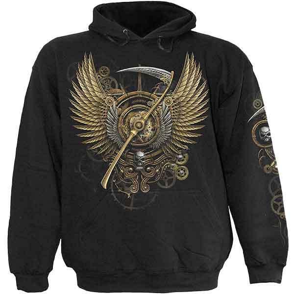 スチームパンク 死神 パーカー リーパー ドクロ 骸骨 おしゃれ