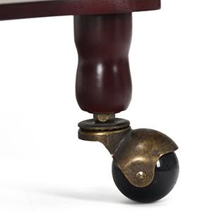 木製 34インチ レトロ アンティーク調 ワインバー スタンド キャスター