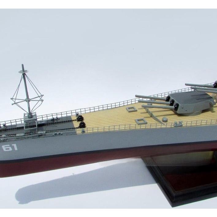 匿名配送 USS Iowa BB-61 アメリカ海軍 戦艦 アイオワ モデルシップ 完成品 木製 インテリア 置物 【HOV2390021268】(83646円)