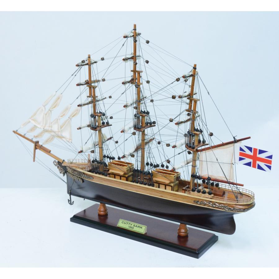 N7880 帆船模型 1869 CUTTY SARK カティサーク 木製模型 帆船の模型 カティサーク cutty sark 1869 アンティーク 金運 - メルカリ