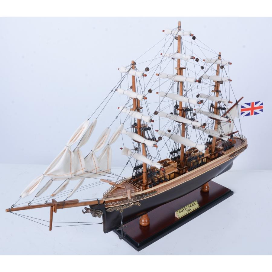 帆船模型 完成品 木製 Cutty Sark カティーサーク モデルシップ 全長